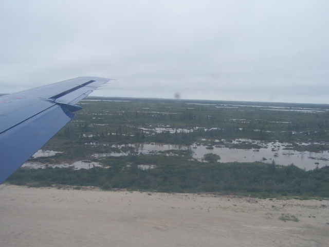 flying into the Churchill airport